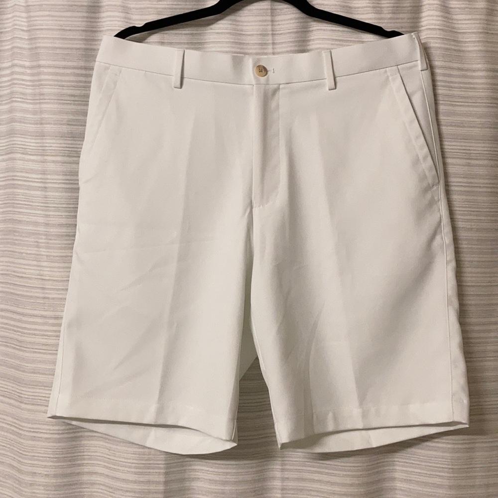 Peter Millar White Shorts